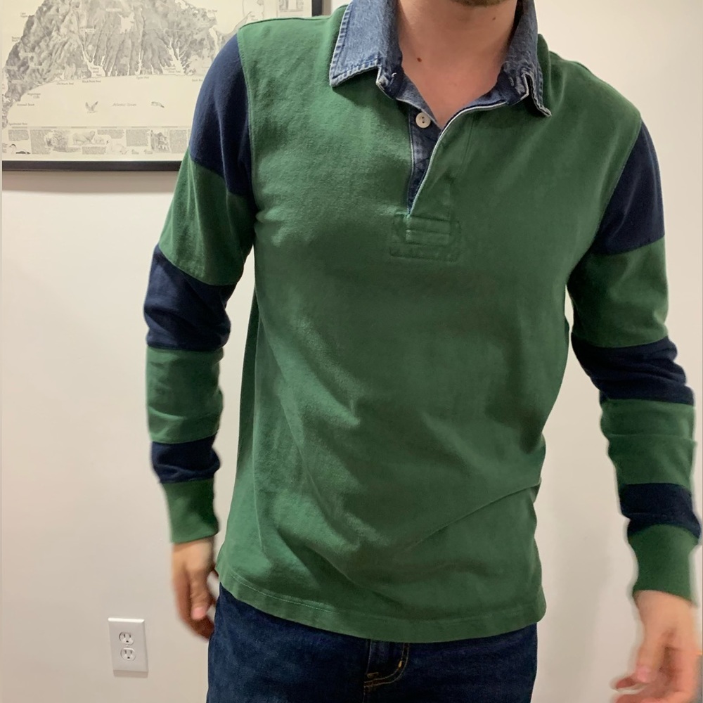 Lands’ End rugby shirt